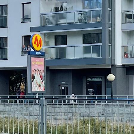 Apartament Metro Sluzew Varsóvia Exterior foto